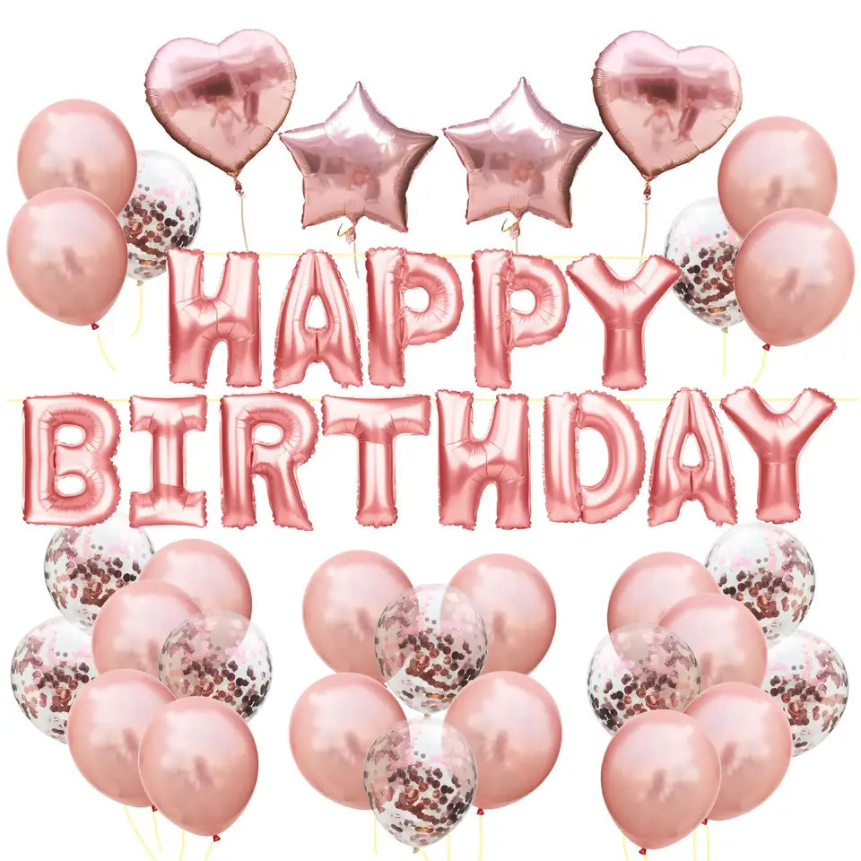 Pink Birthday Set