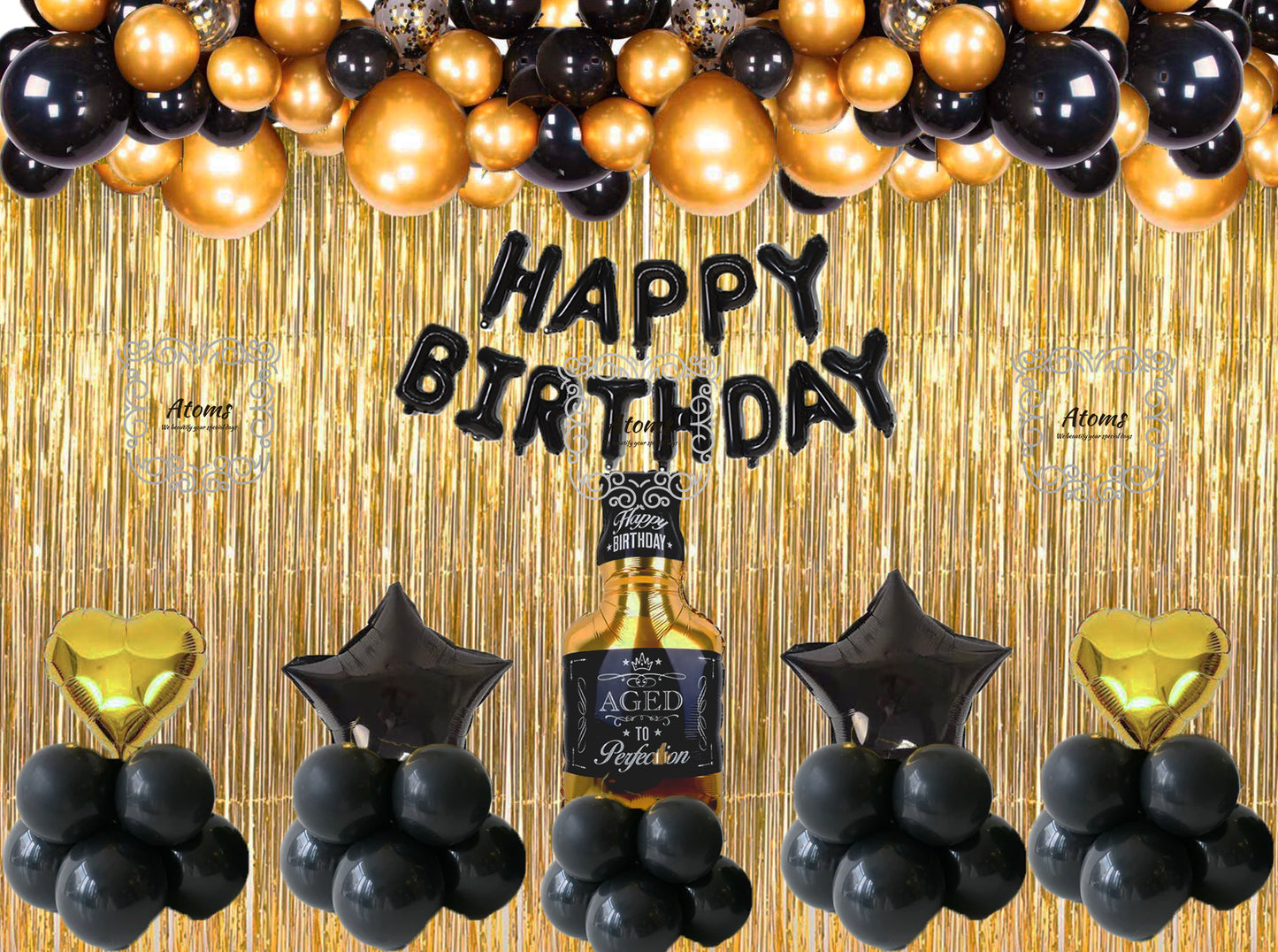 Adults Birthday Set - Adult Party Set Up | Atoms Qatar