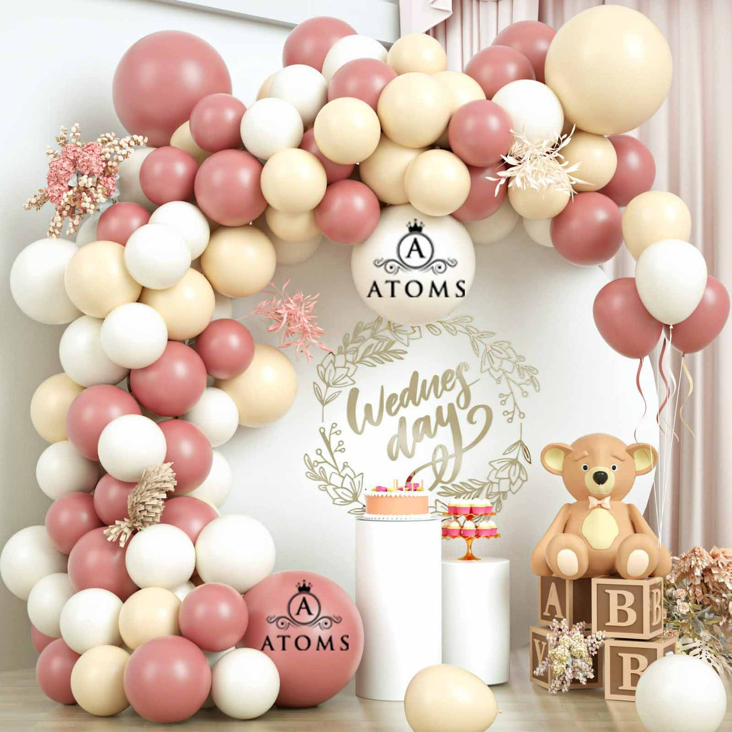 Blush Balloon Arch Set
