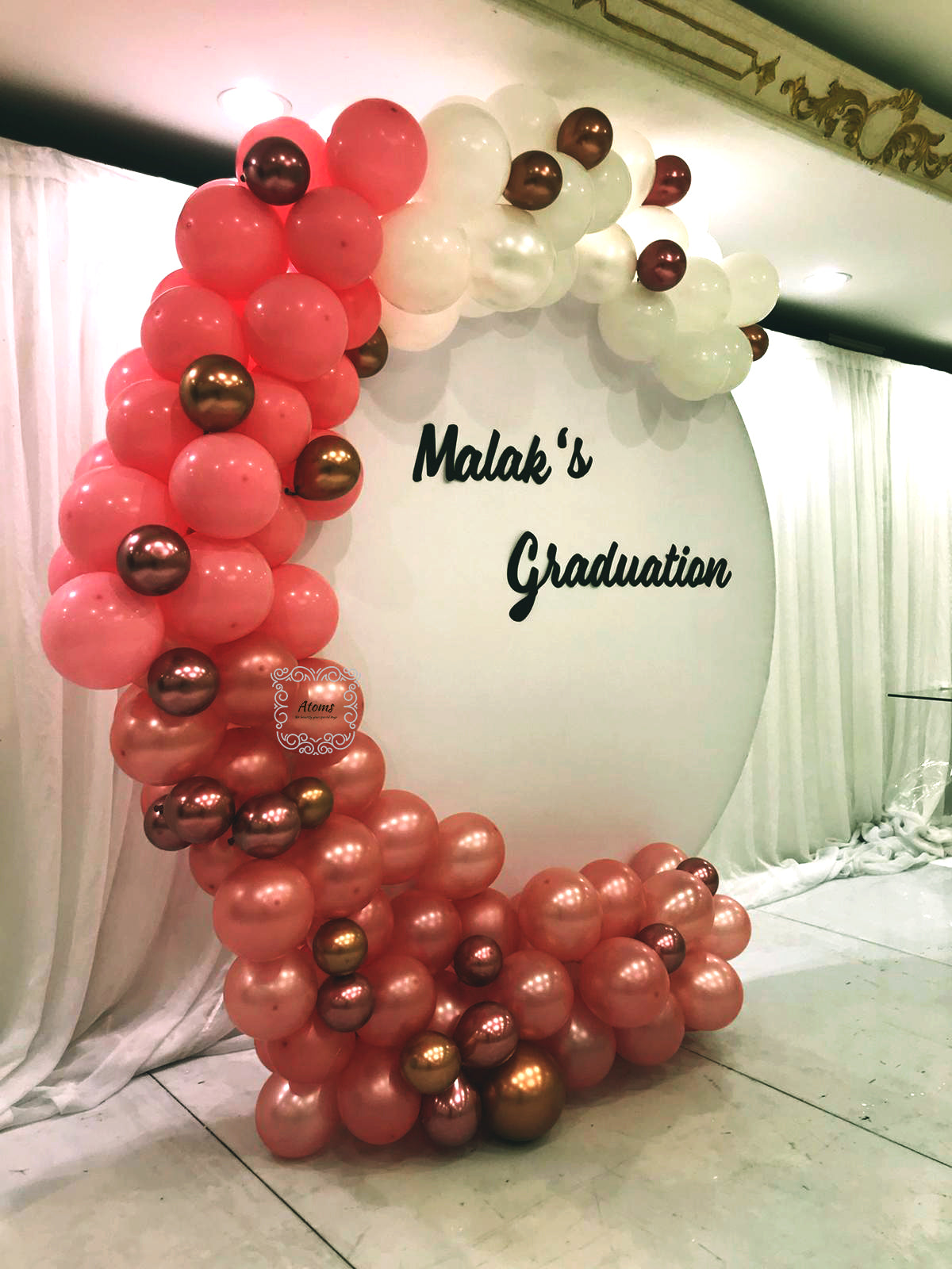 Pink Shaded Graduation Platinum Setup