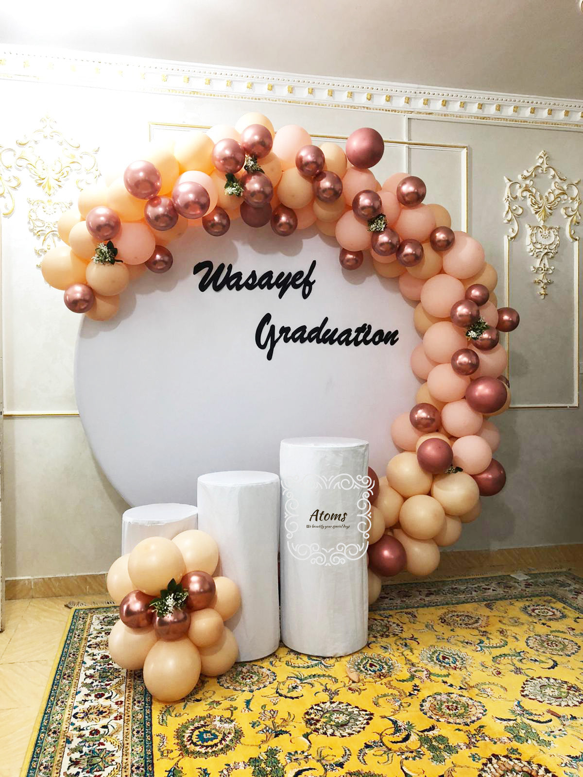 Blush Shaded Graduation Platinum Setup