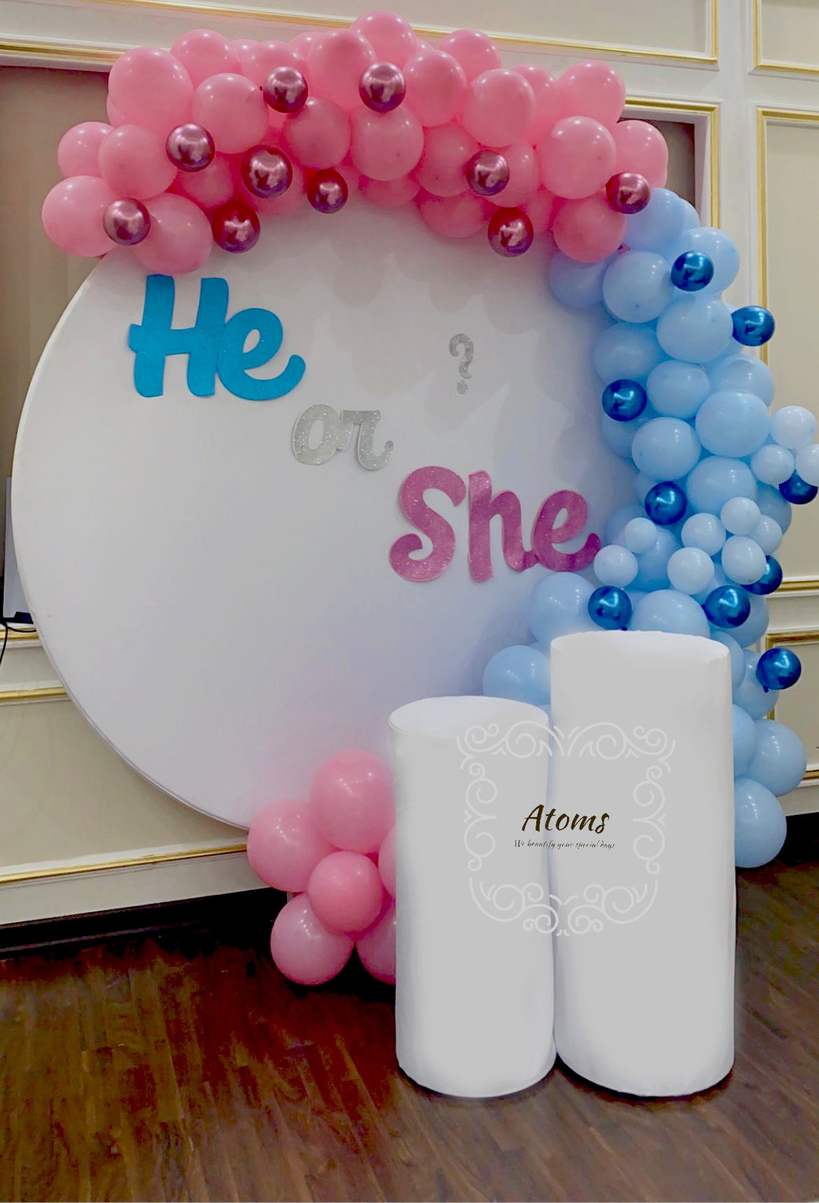 Gender Reveal Platinum Setup