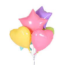 Pastel Helium Balloon Bunch