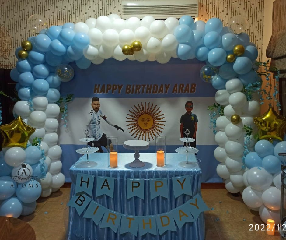 Foot Ball Themed Setup