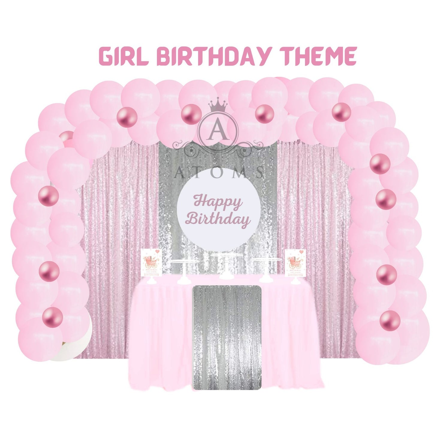 Silver and Pink Gold Setup