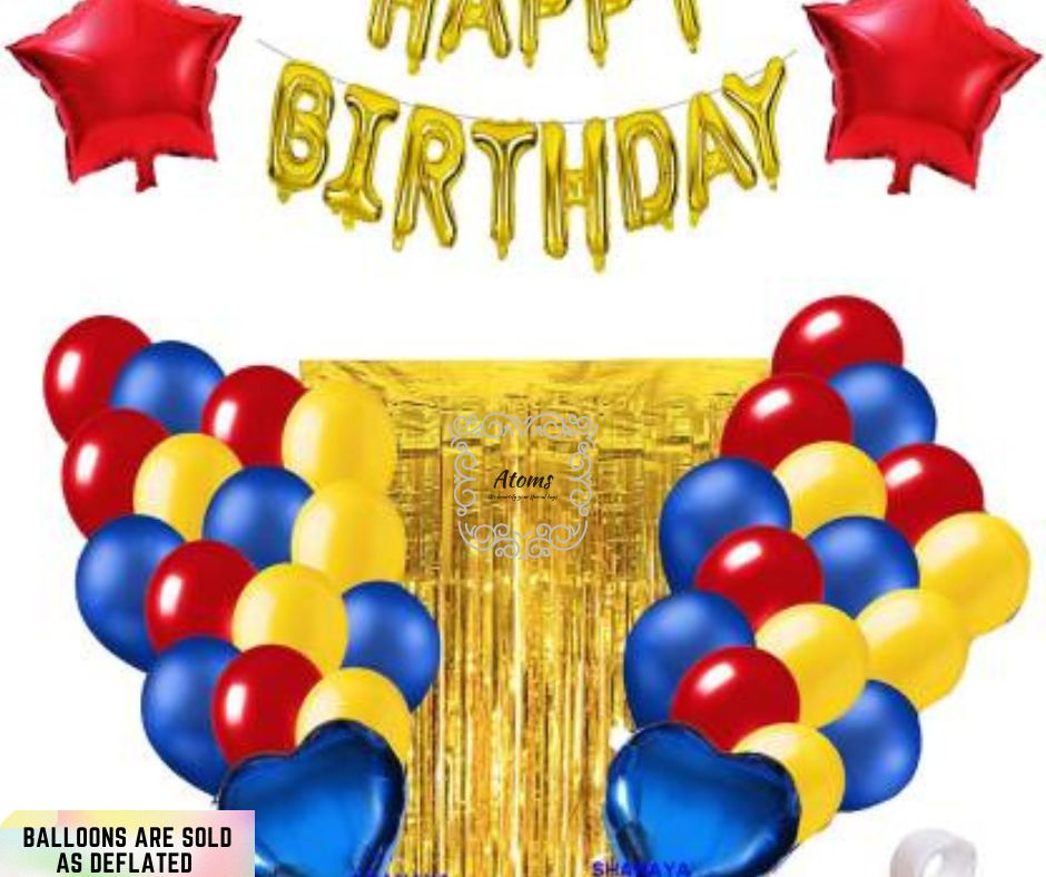 Red & Blue Birthday Set