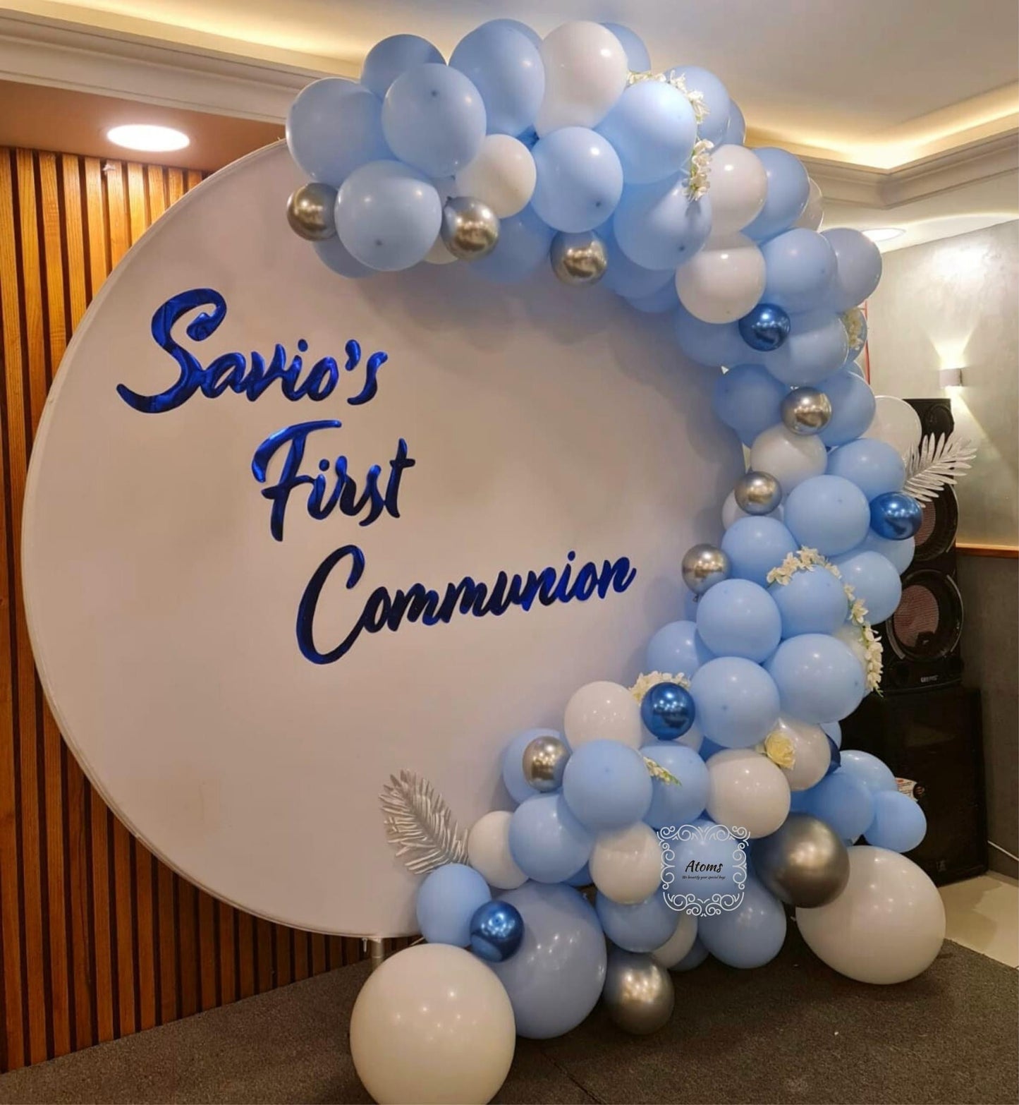 Blue Shaded Holy Communion Platinum Setup