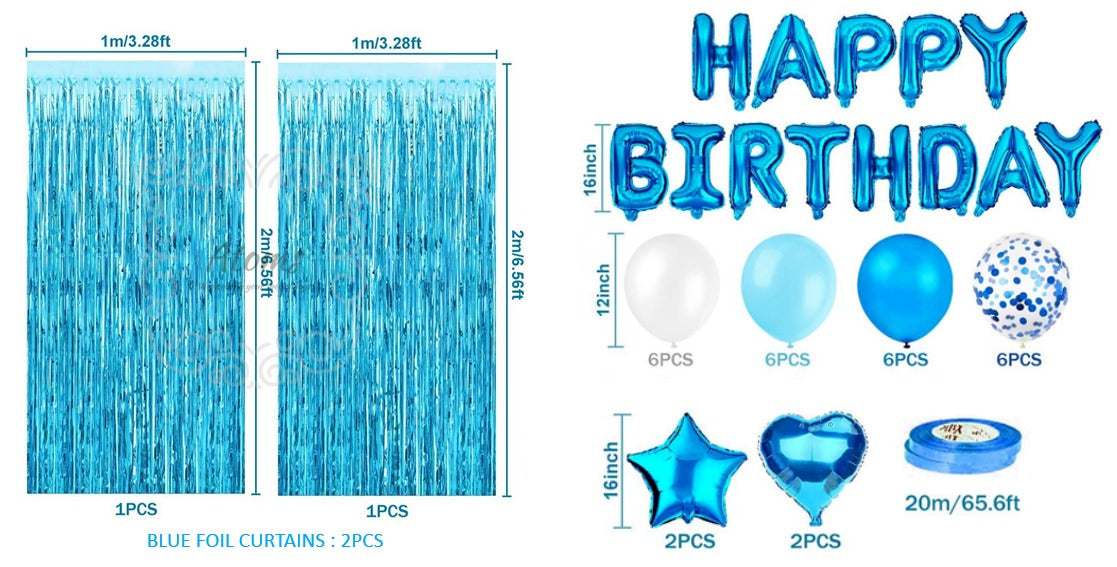 Blue Birthday Set