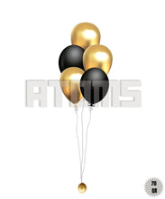 Load image into Gallery viewer, Black Balloon Bunch

