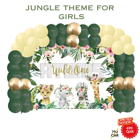 Jungle Theme Setup for Girls