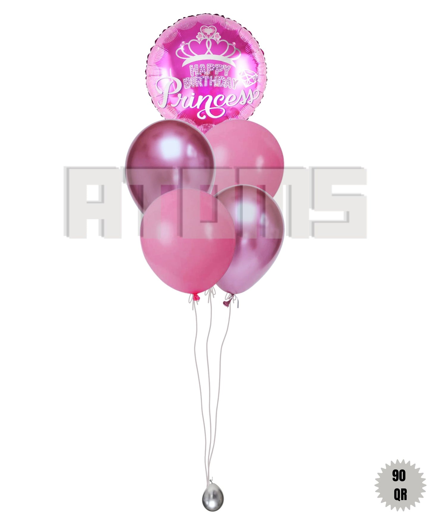 Pink Balloon Bunch