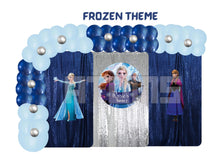 Load image into Gallery viewer, Frozen Theme Curtains Setup
