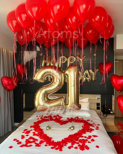 Red Balloon Surpise Room Decor