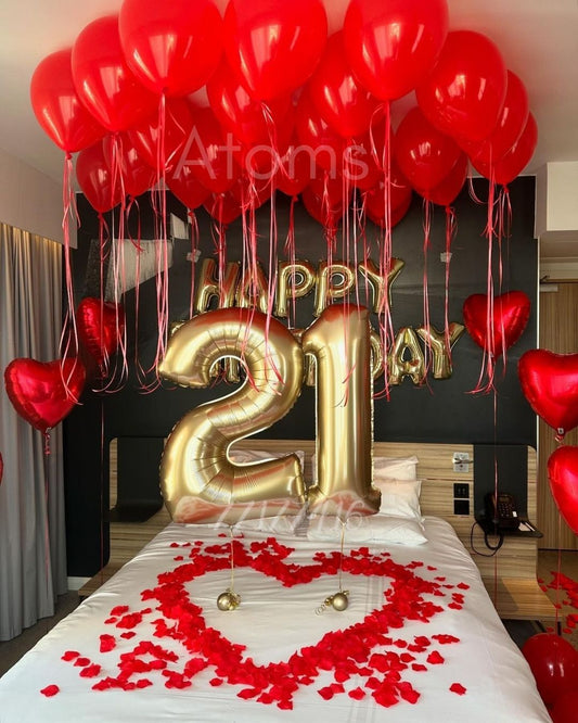 Red Balloon Surpise Room Decor