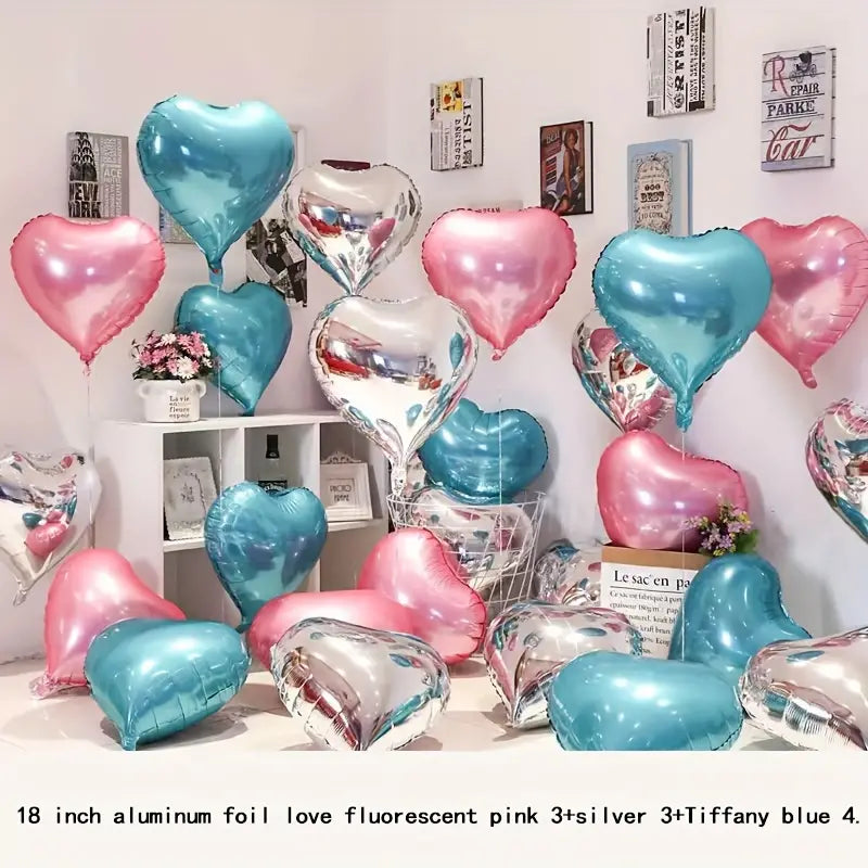 Valentines Special Assorted Heart Balloons