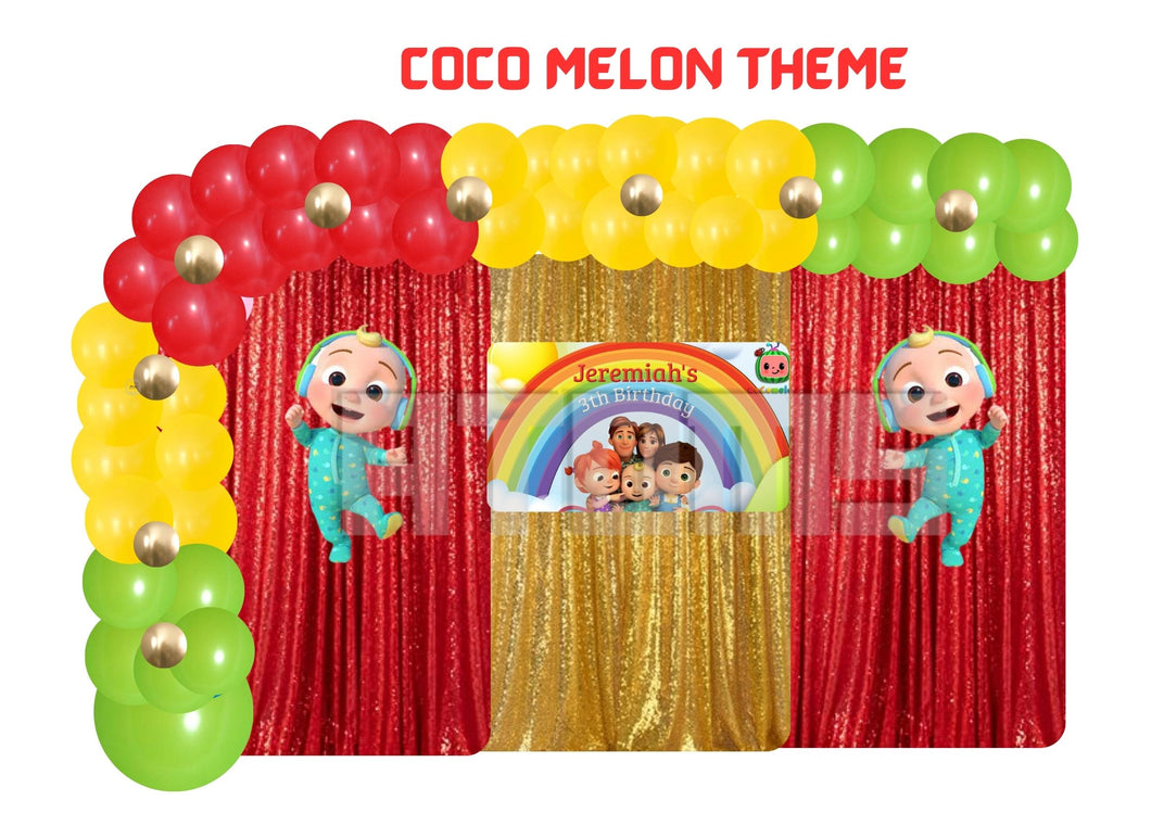 Cocomelon Theme Curtains Setup