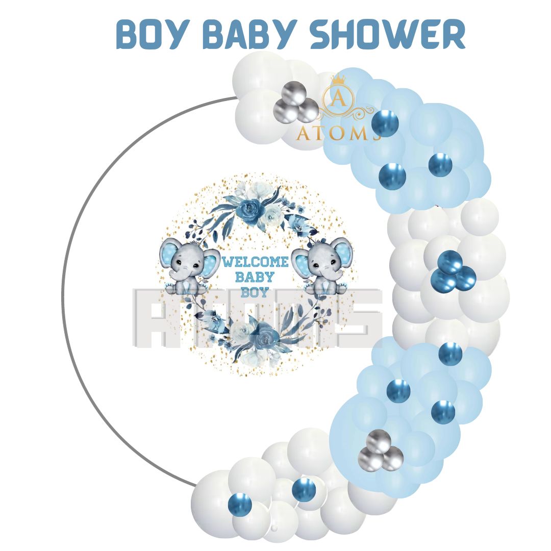 Boy Baby shower Setup