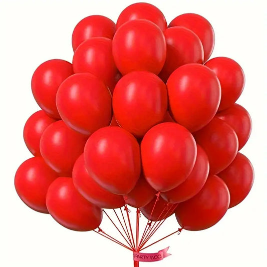 Valentines Helium Red Balloons