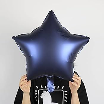 Matte Navy Blue Star Balloon