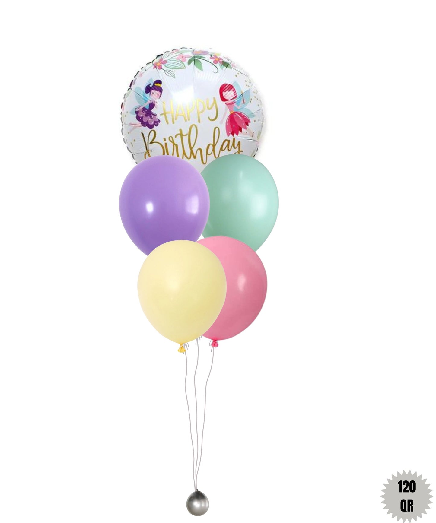 Pastel Balloon Bunch