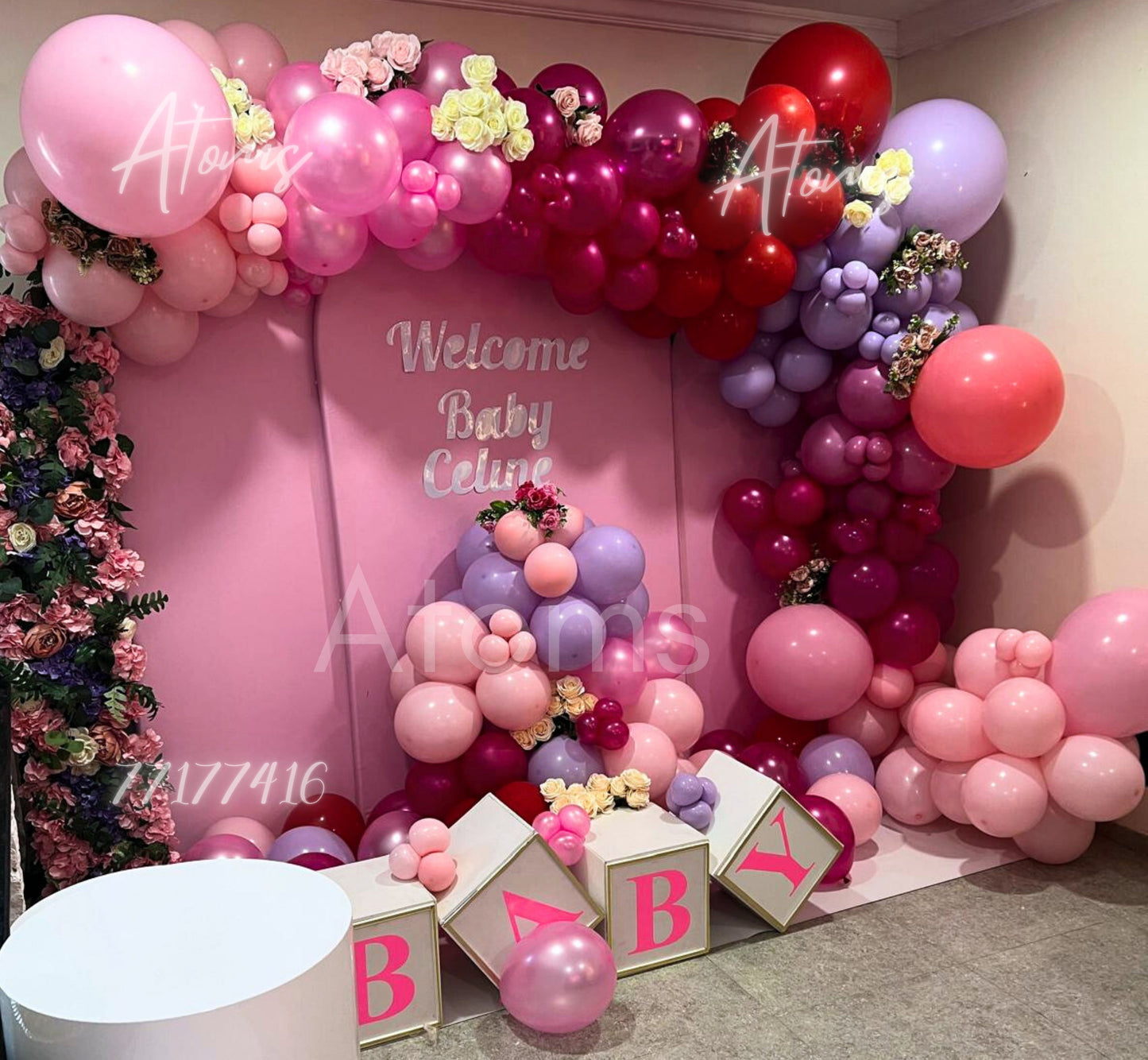 Pink Baby Welcoming Platinum Setup
