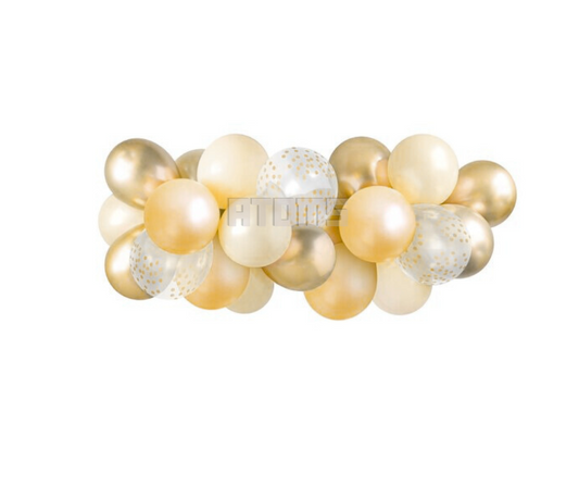 Blush & Gold Balloon Garland