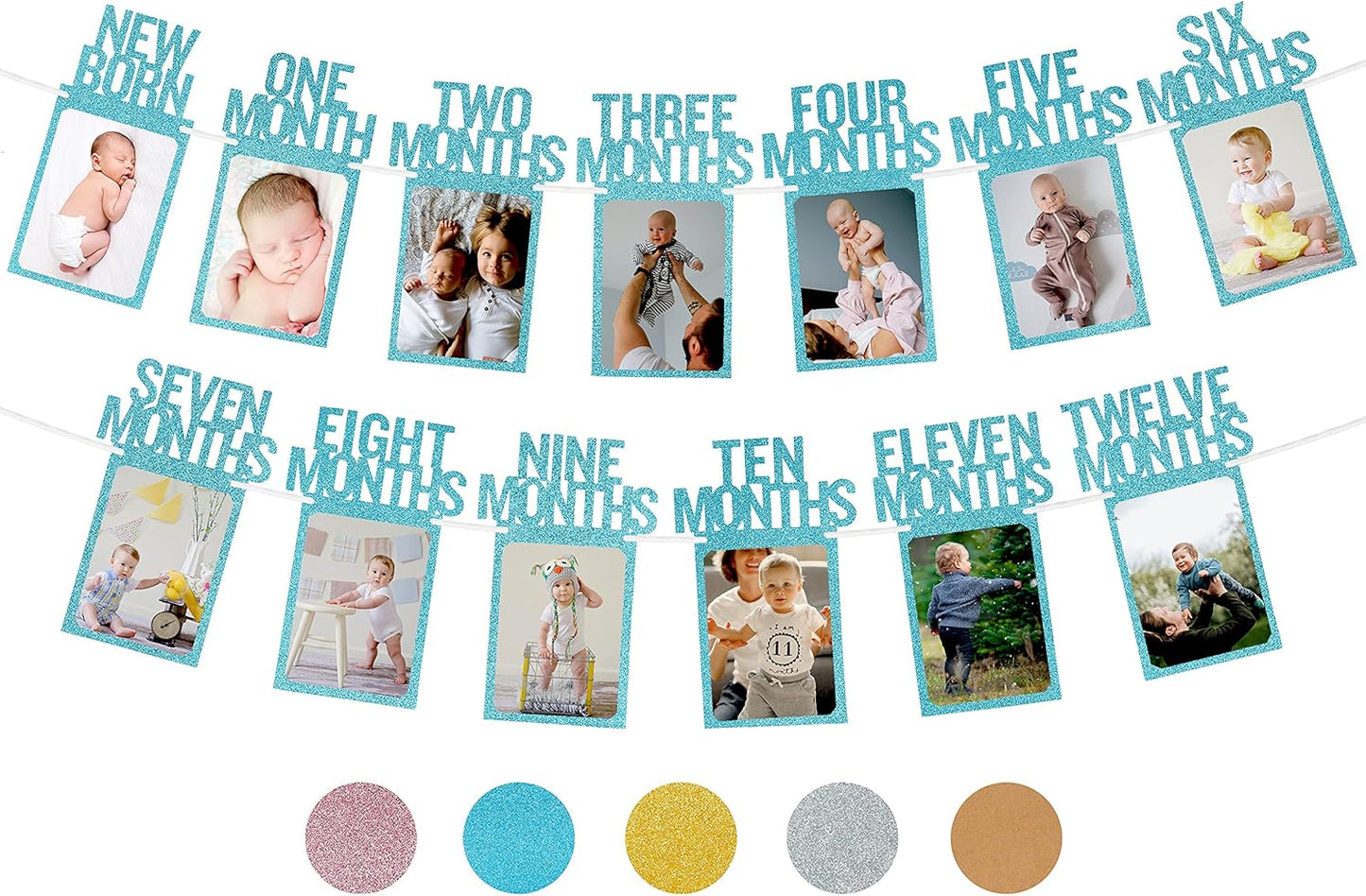 1st Birthday Photo Banner