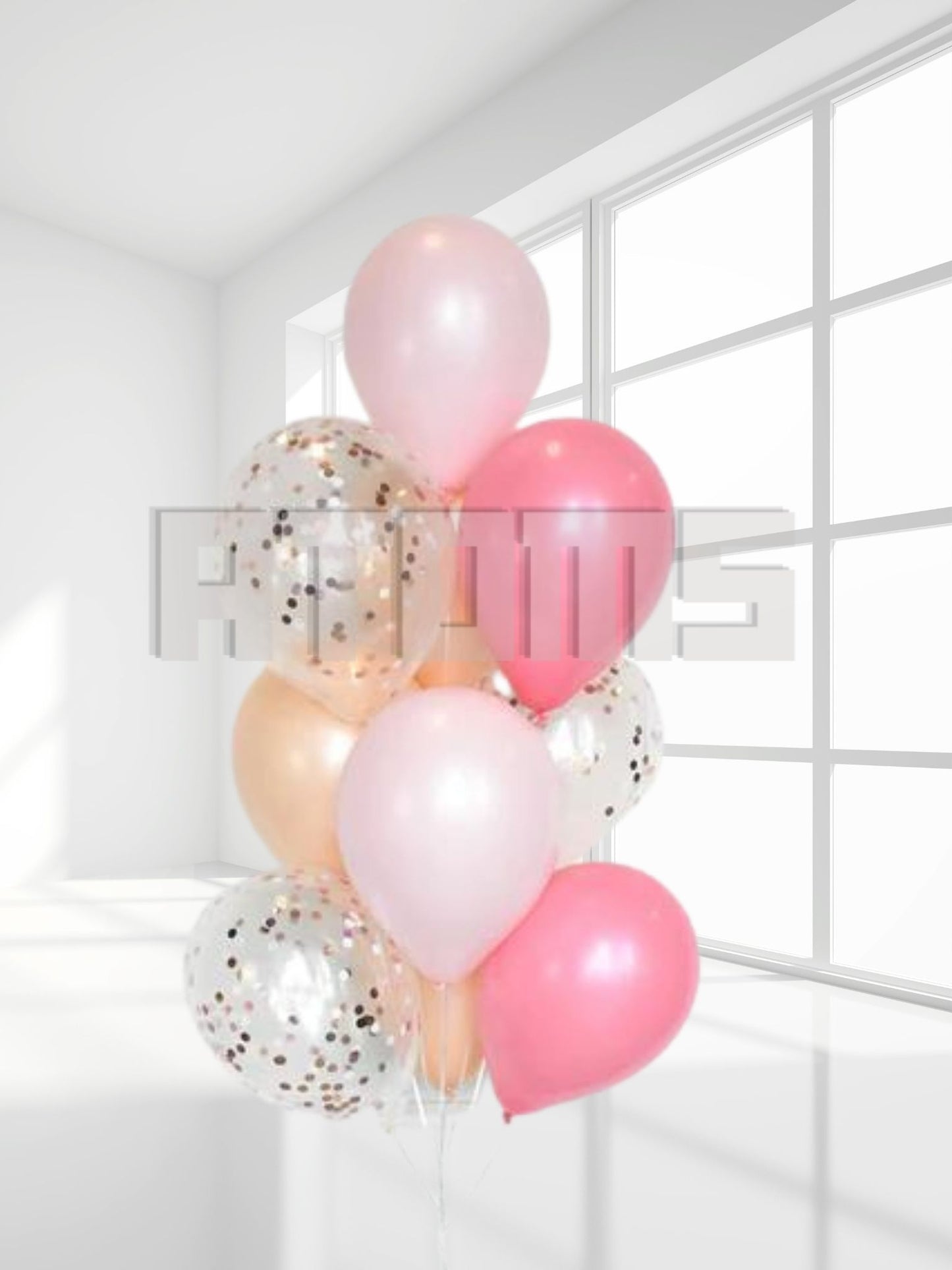 Pink Balloon Bunch