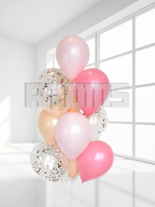 Pink Balloon Bunch