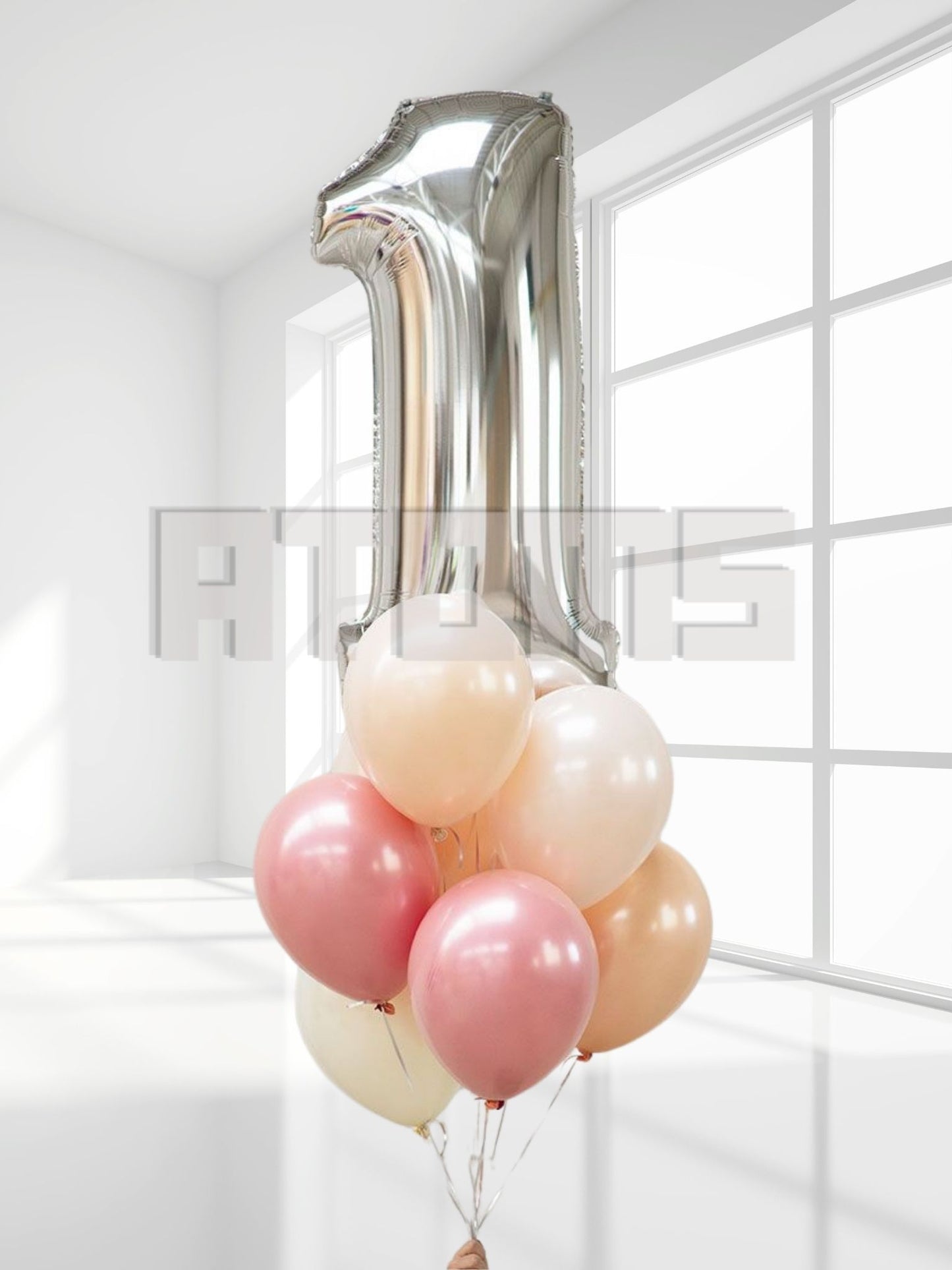 One Number Balloon Bunch