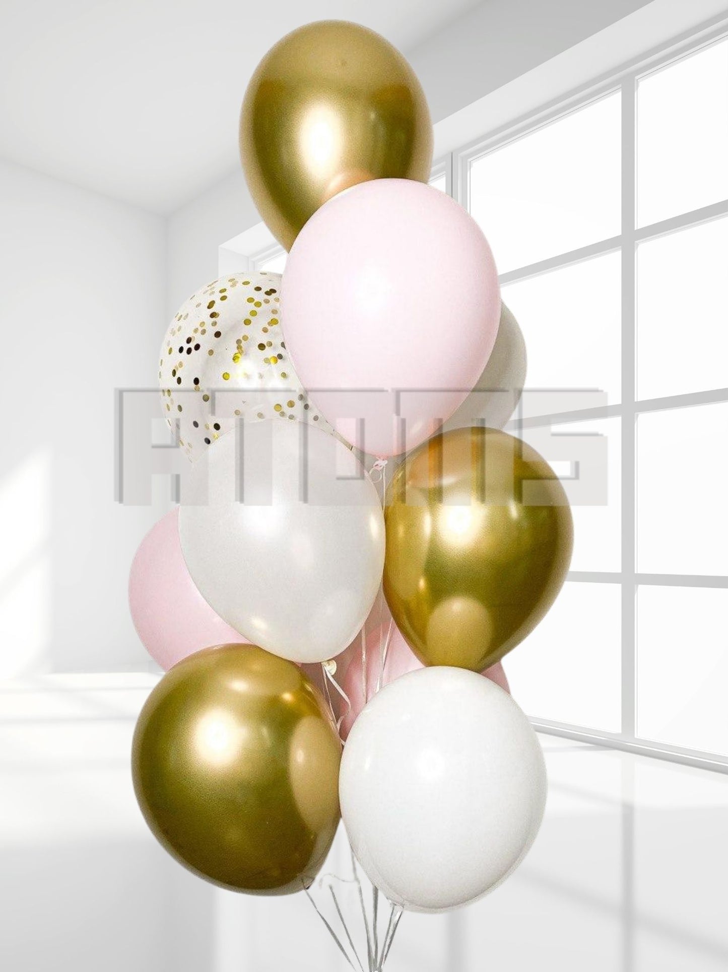 Pink Balloon Bunch