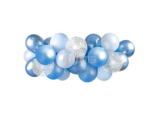 Blue Balloon Garland