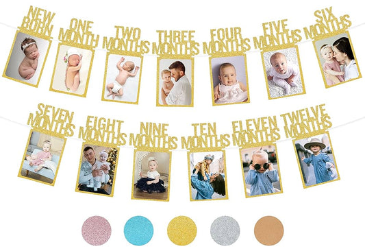 1st Birthday Photo Banner