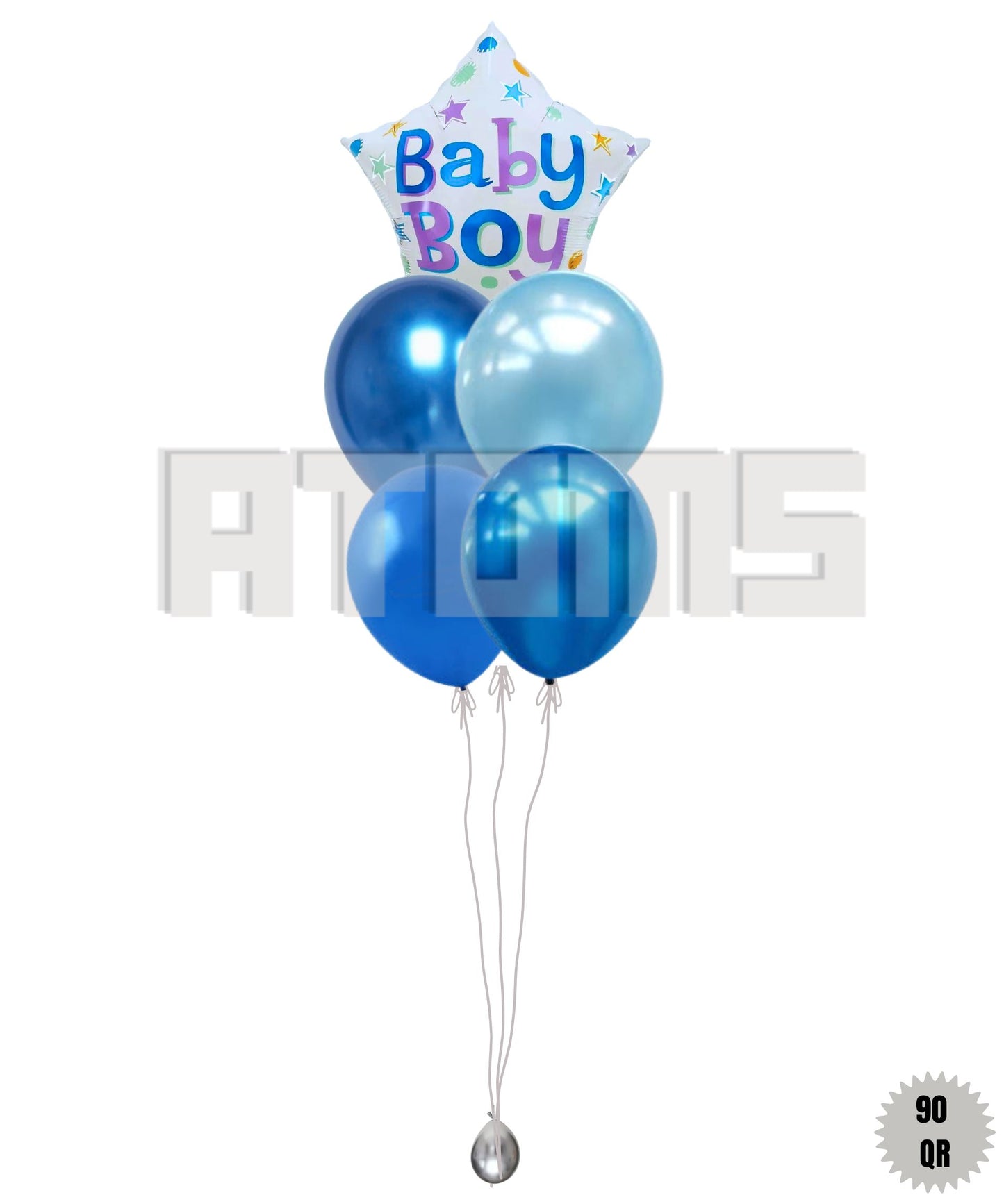 Baby Shower Balloon Bunch
