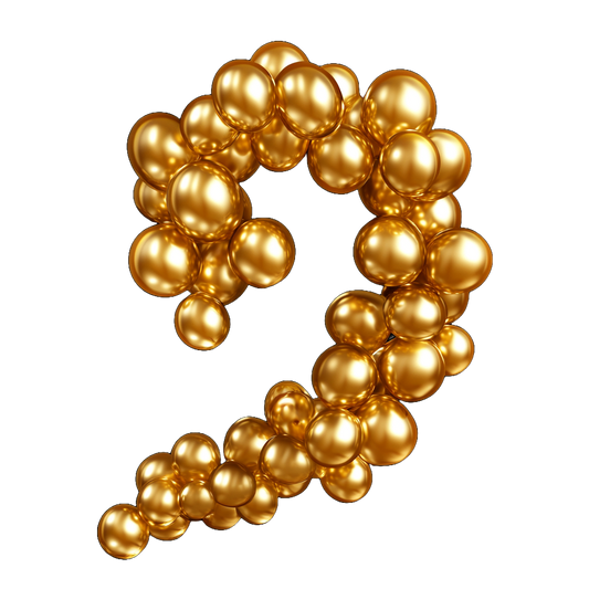 Metalic Gold Balloon Garland
