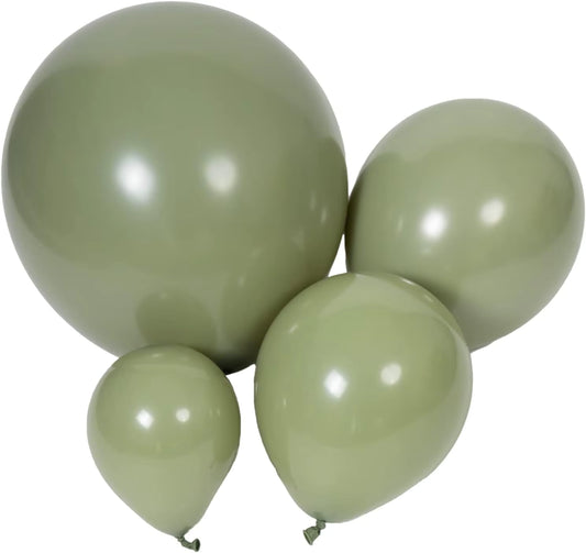 Retro Eucalyptus Green Balloon