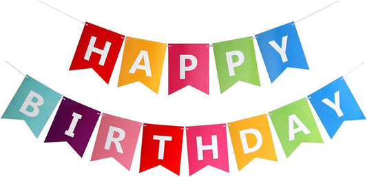 Mix Color Birthday Banner