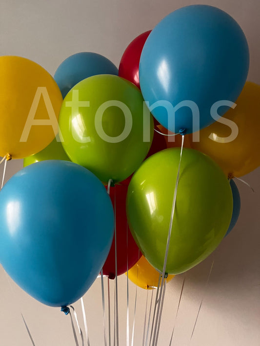 Mix Color Helium Balloon Bunch