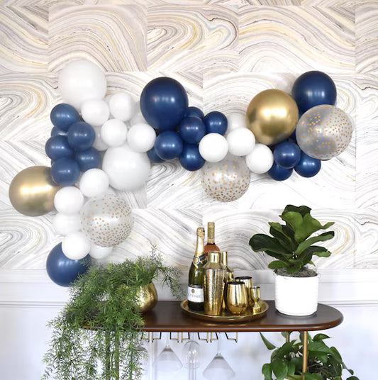 Blue Balloon Garland