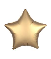 Matte Gold Star Balloon