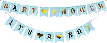 Boy Baby Shower Banner