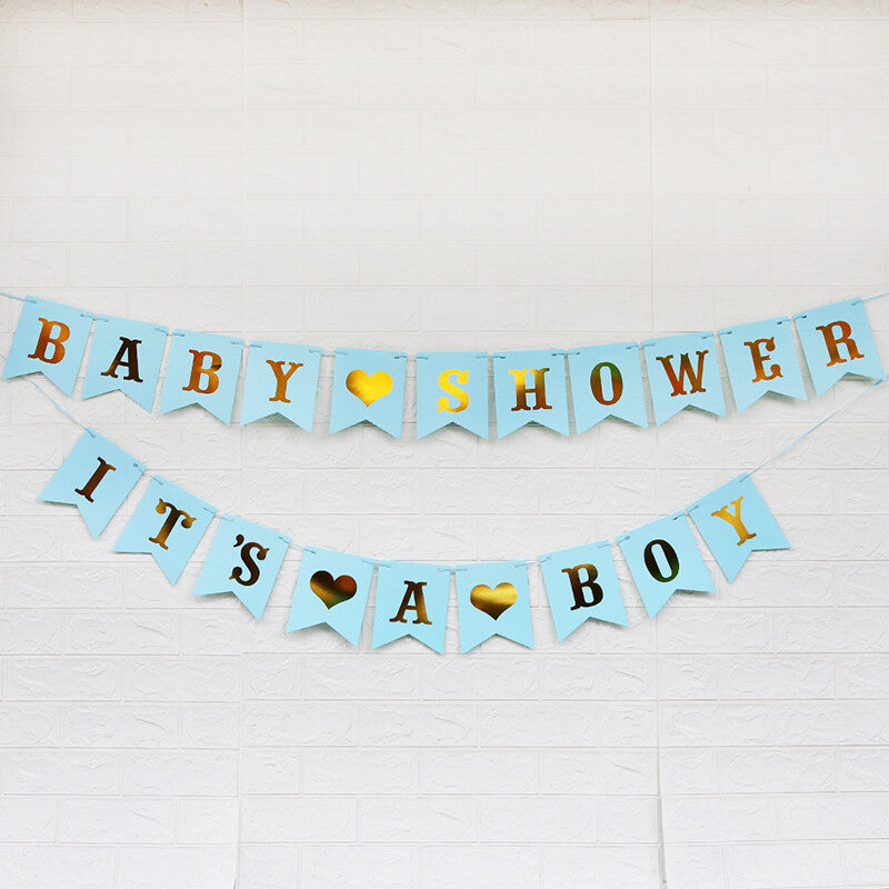 Boy Baby Shower Banner