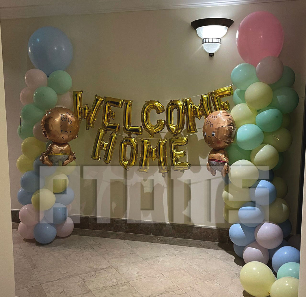Baby Shower Mini Decor Setup