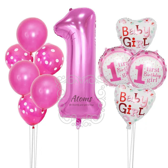 First Birthday Pink Mini Set