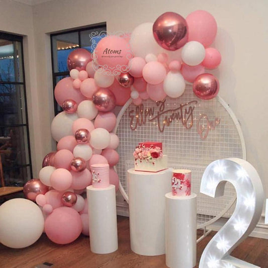 Pink Balloon Arch Set