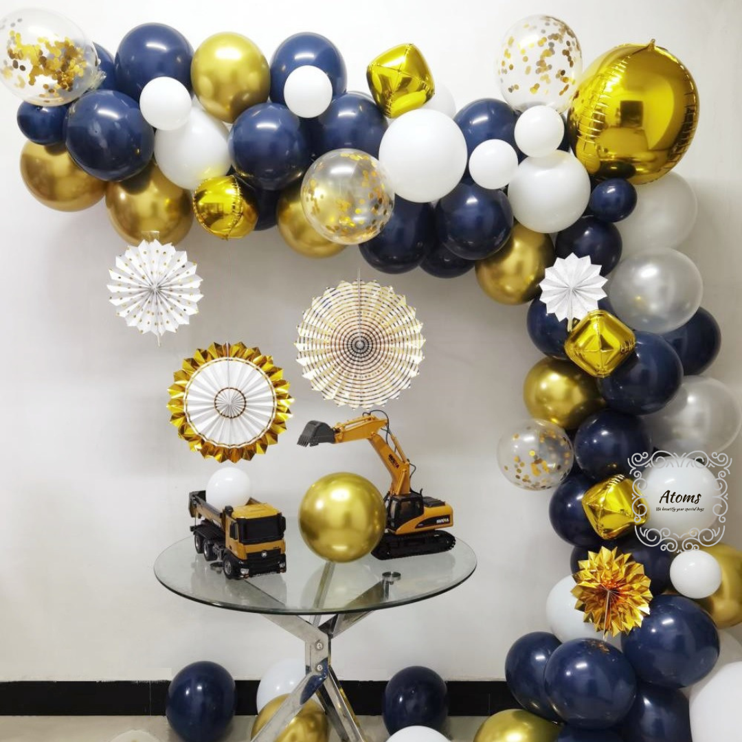Navy Blue Balloon Arch Set