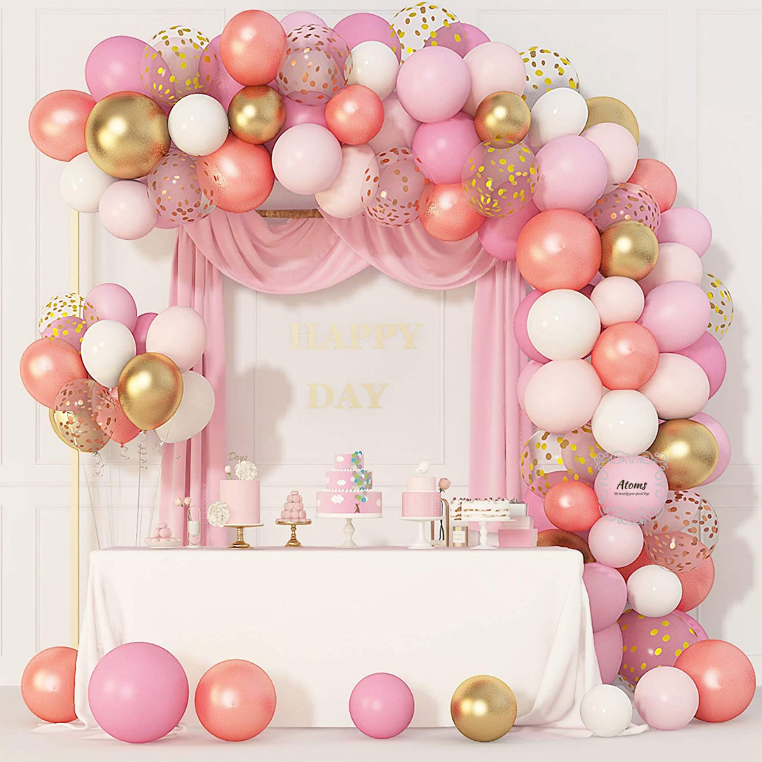 Pink Balloon Arch Set