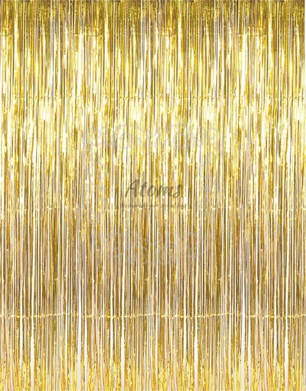 Gold Foil Curtain