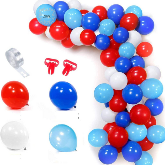 Blue & Red  Balloon Arch Set