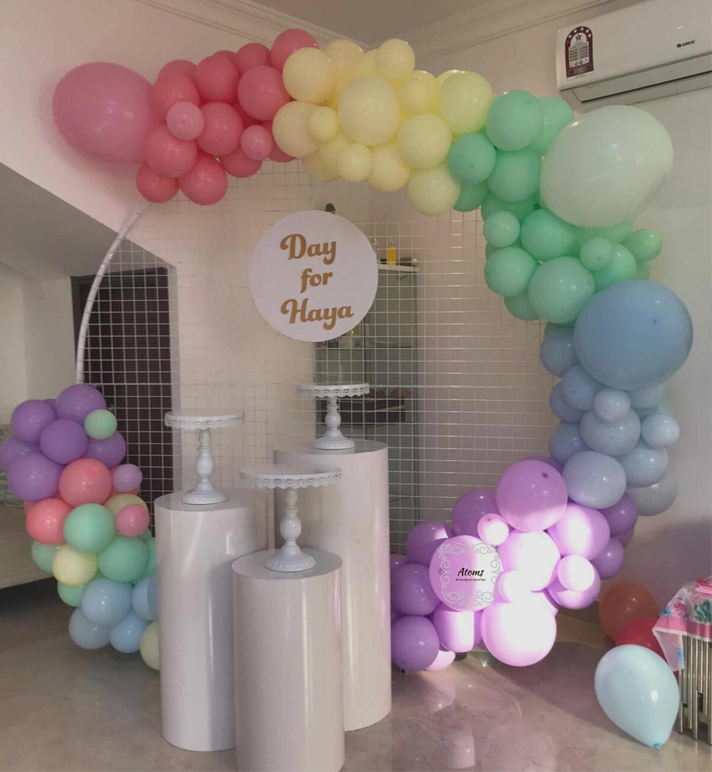 Pastel Balloons Platinum Setup